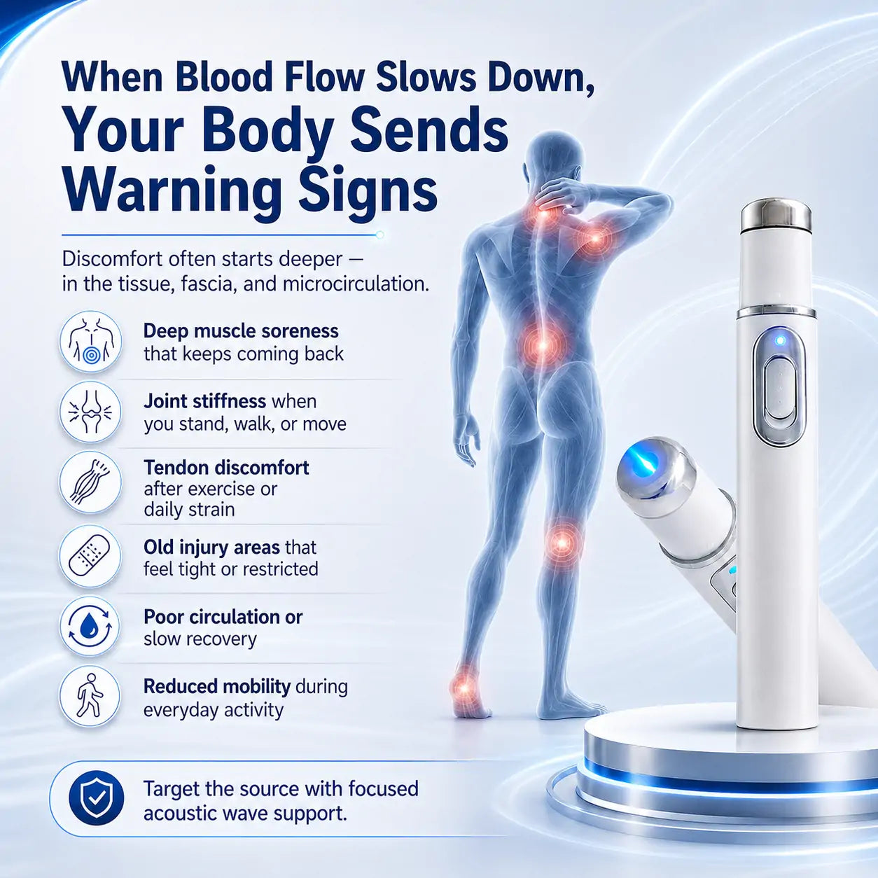 Ultrasonic Shock Wave Massager