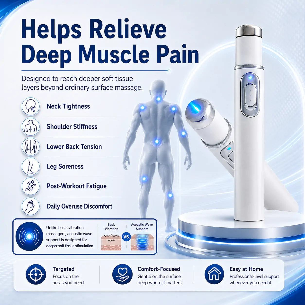 Ultrasonic Shock Wave Massager