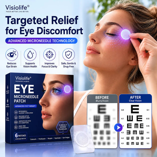 Visiolife™ Transdermal Vision-Repair Eye Microneedle Patch✅FDA Approved(Suitable for presbyopia, dry eye syndrome, glaucoma, and cataracts)