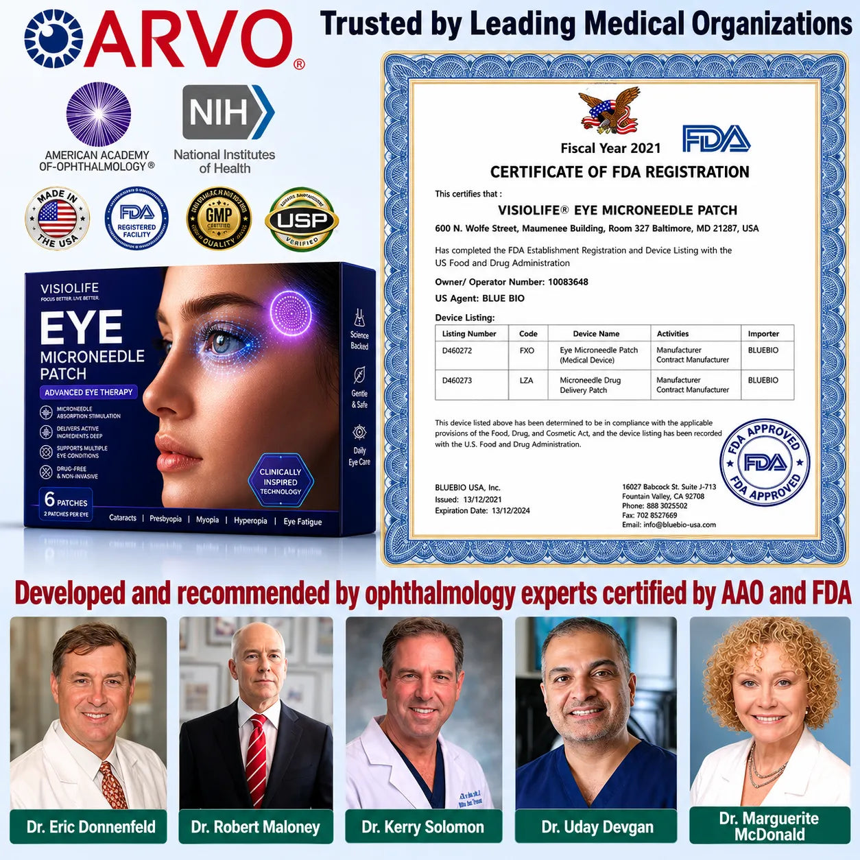 Visiolife™ Transdermal Vision-Repair Eye Microneedle Patch✅FDA Approved(Suitable for presbyopia, dry eye syndrome, glaucoma, and cataracts)