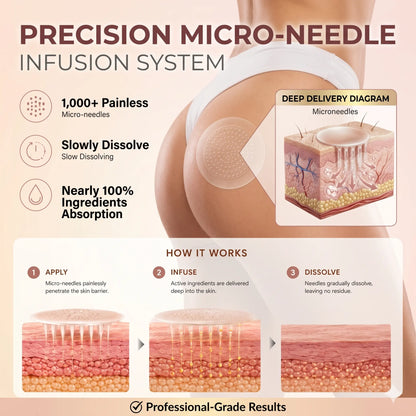 Curvixa™ CurveSculpt Micro-Patch ✦ Sculpt • Firm • Smooth Lower Body Curves ✦ Micro-Needle Infusion System