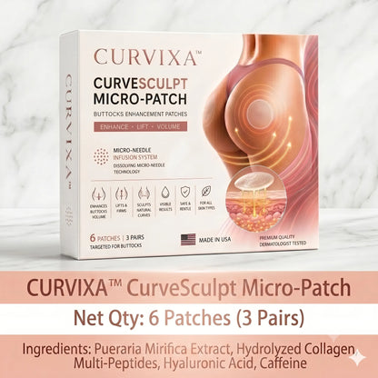 Curvixa™ CurveSculpt Micro-Patch ✦ Sculpt • Firm • Smooth Lower Body Curves ✦ Micro-Needle Infusion System
