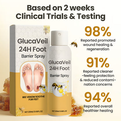 GlucaVeil 24H Foot Barrier Spray