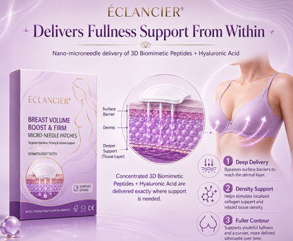 ÉCLANCIER® Targeted Breast Enhancement Advanced Nano Microneedle Patch