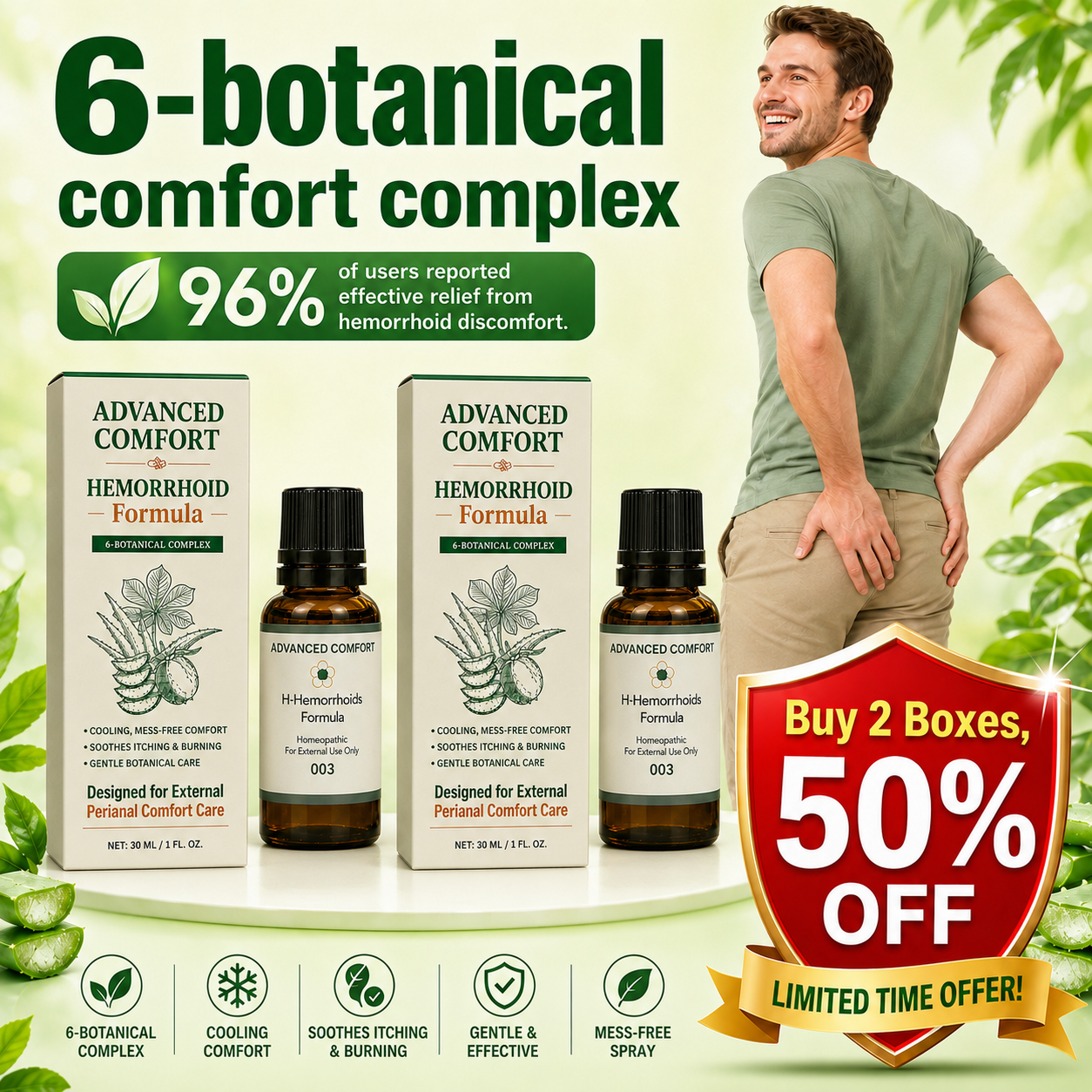 Advanced Comfort Hemorrhoid PRO Formula