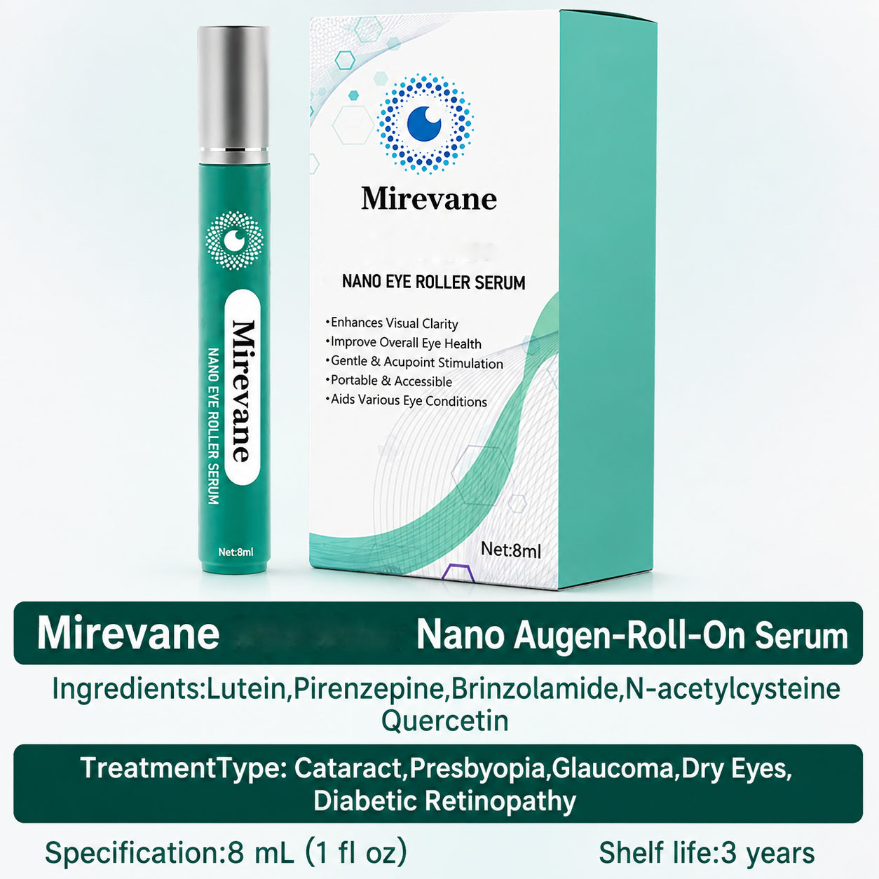 Mirevane Nano Eye Roller Serum