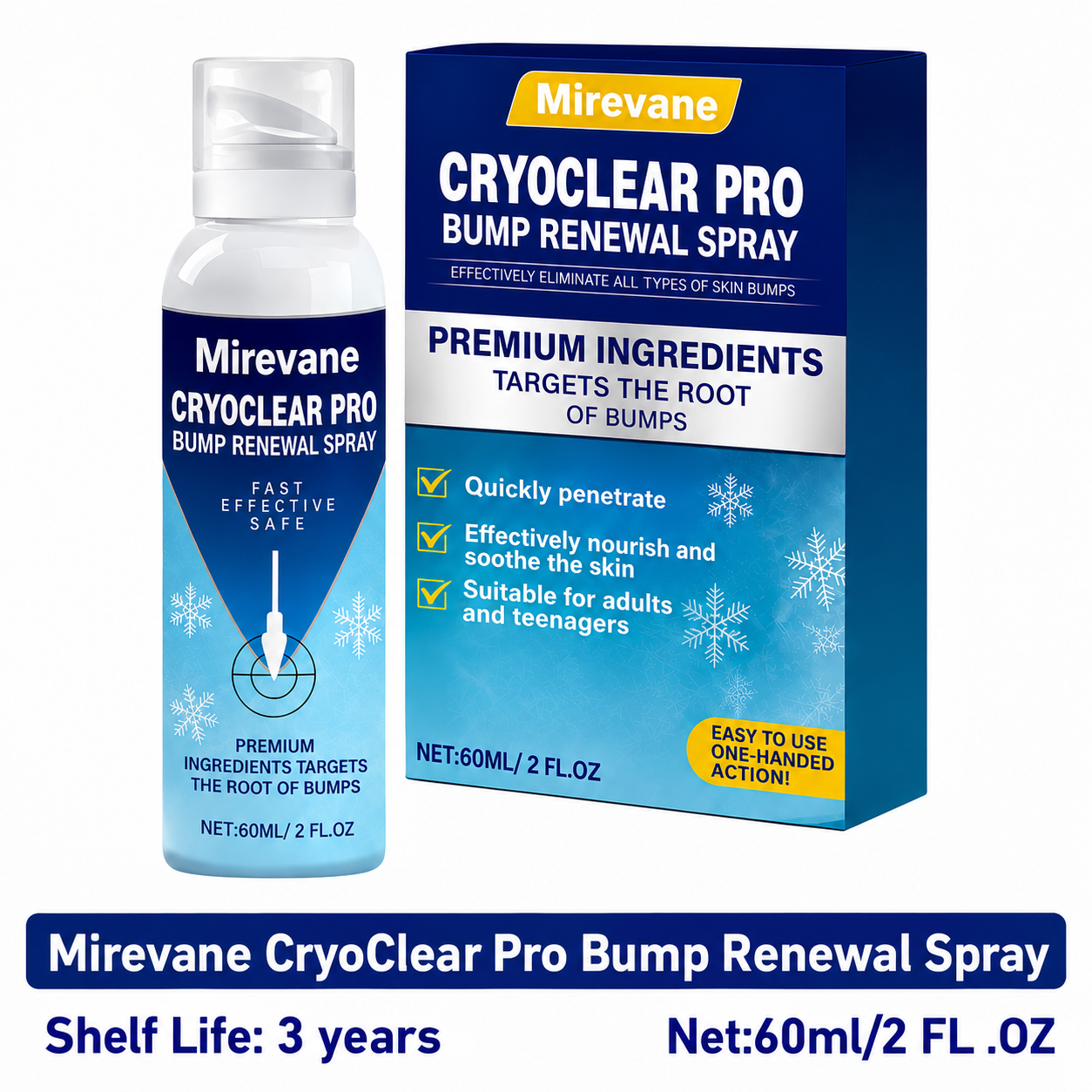 Mirevane CryoClear Pro Bump Renewal Spray